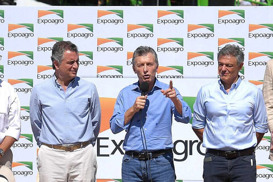 Mauricio Macri en Expoagro 2018. El anuncio de la "desburocratizción" que festejaron los ruralistas. (Fuente: Télam)