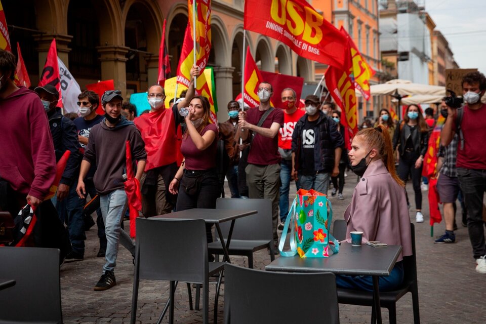 El 1 de mayo fue rebautizado por los sindicatos en Italia como el Día del No Trabajo. (Fuente: EFE)