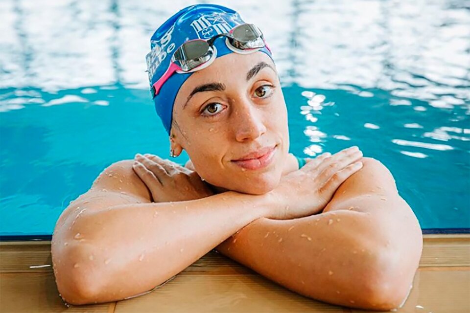 Julia Sesbastián, nadadora olímpica argentina. (Fuente: Foto Instagram)