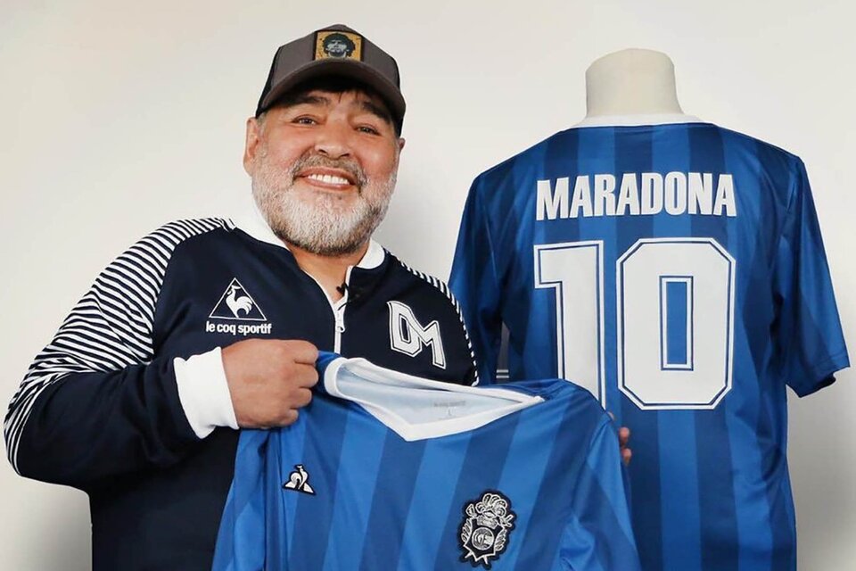 La Justicia prohibió el uso de la marca Maradona (Fuente: Prensa Gimnasia y Esgrima de La Plata)