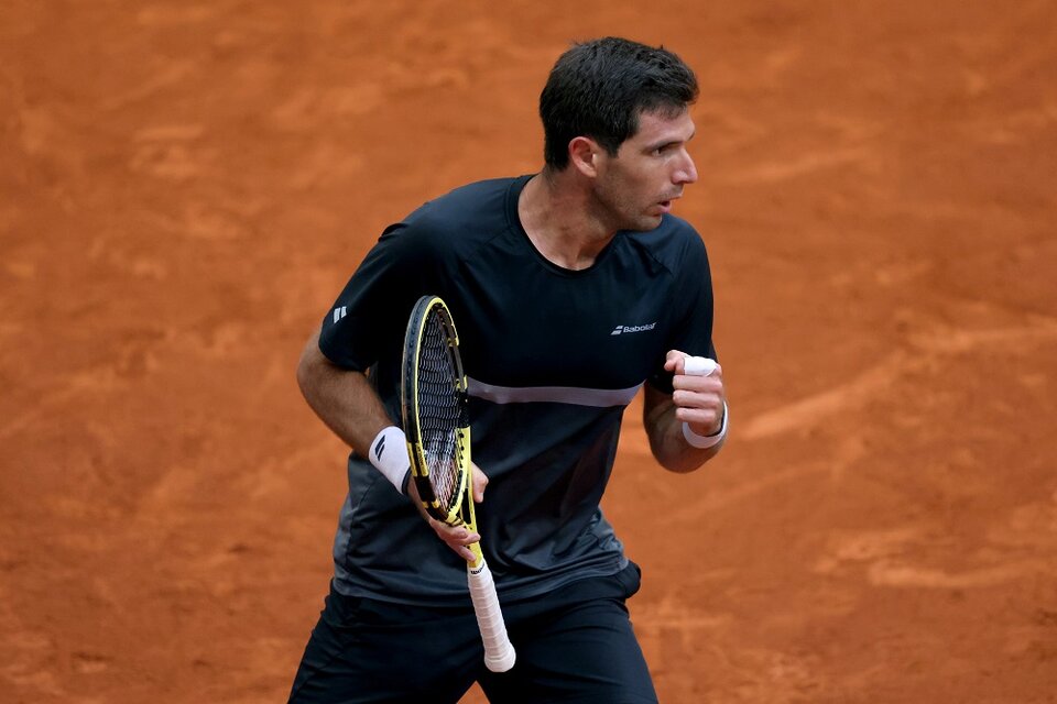 Delbonis sumó tres grandes victorias en el Masters 1000 de Roma. (Fuente: AFP)
