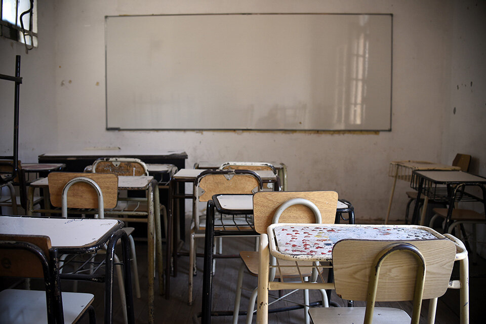 Se terminaron las clases presenciales de cualquier nivel. (Fuente: Andres Macera)