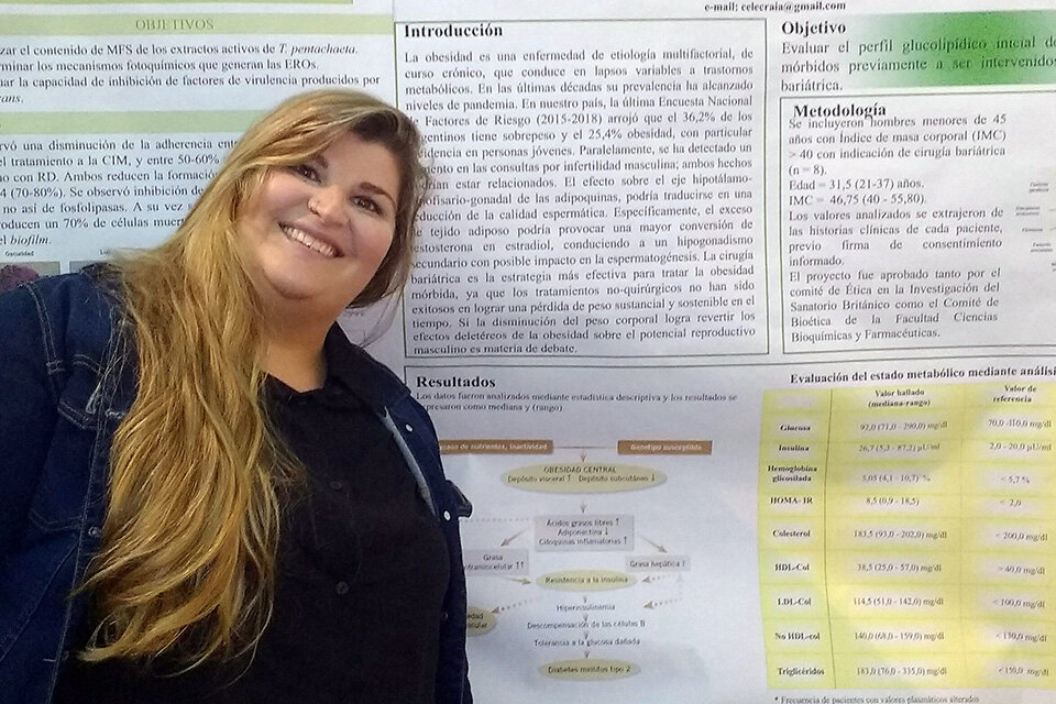María Celeste Craia es licenciada en Biotecnología. 