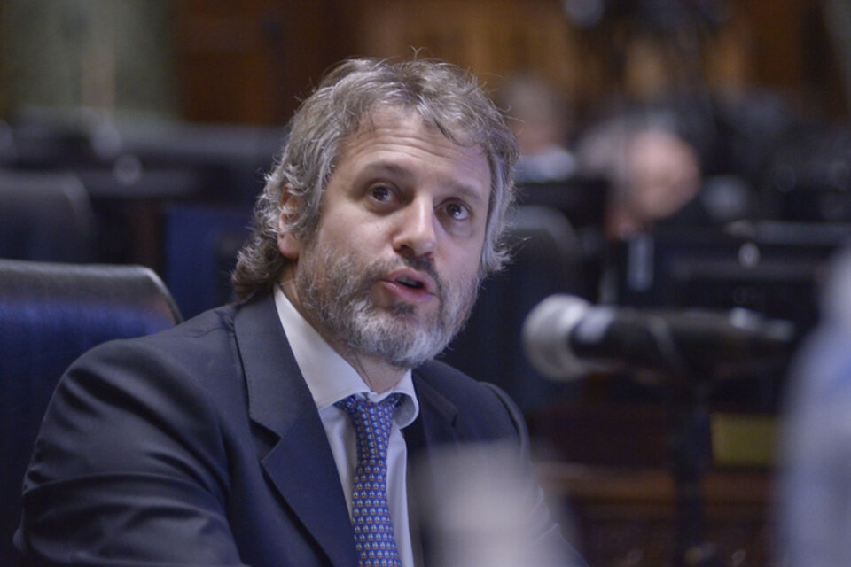 Felipe Miguel durante una presentación en la Legislatura porteña.  (Fuente: NA)