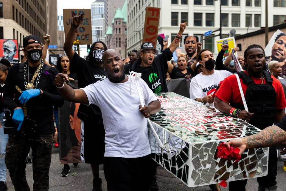 El crimen de Floyd despertó una ola de protestas contra el racismo en Estados Unidos. (Fuente: AFP)