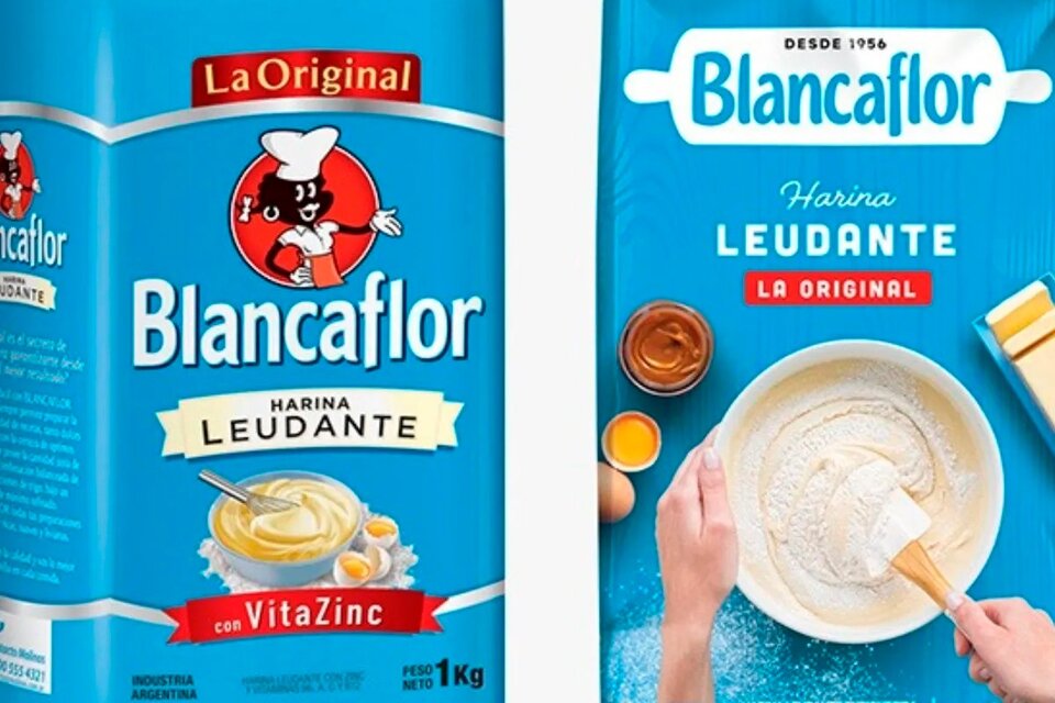 La harina Blancaflor cambió su tradicional logo: ya no está la cocinera negra