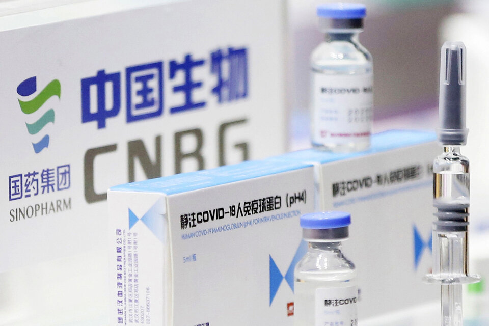 La Argentina recibirá, en junio, dos millones de dosis de la vacuna china Sinopharm y al mes siguiente, en julio, otros cuatro millones de dosis. 