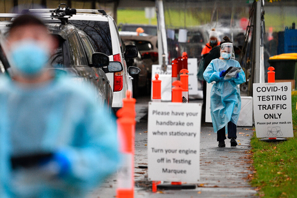 Australia inició un nuevo confinamiento por un rebrote de casos de coronavirus. (Fuente: EFE)