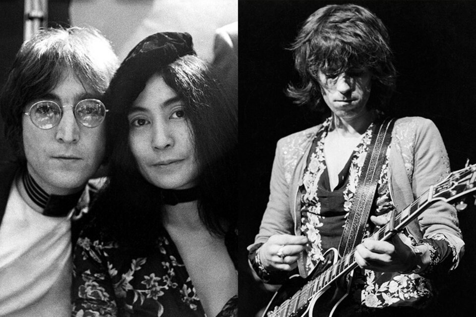 John Lennon, Yoko Ono y Keith Richards, protagonistas de la serie documental.