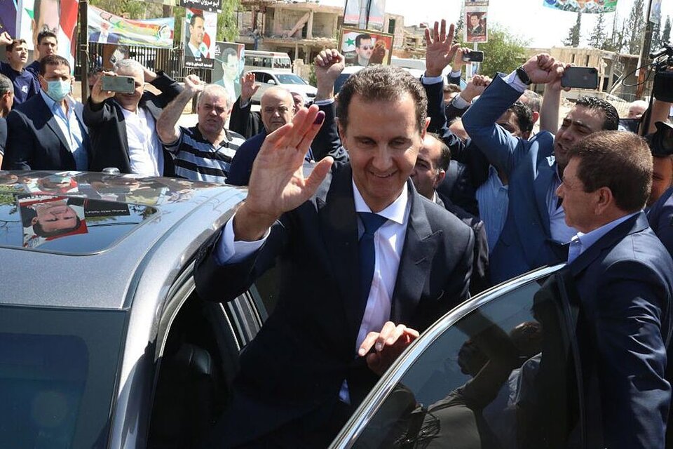 Bashar al Asad arrasó en Siria con el 95 por ciento del voto (Fuente: EFE)