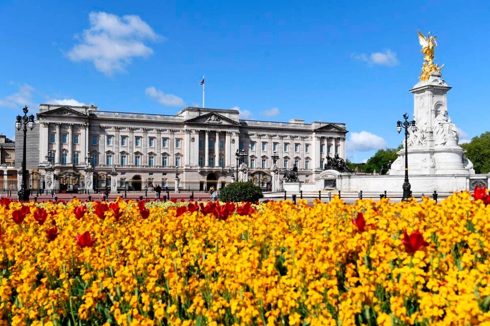 El Palacio de Buckingham, residencia de la reina Isabel II en Londres.  (Fuente: EFE)