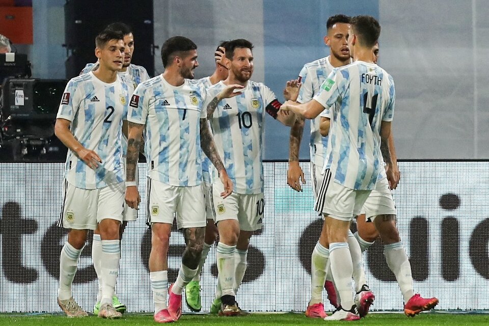 Messi había puesto arriba a la Argentina (Fuente: AFP)