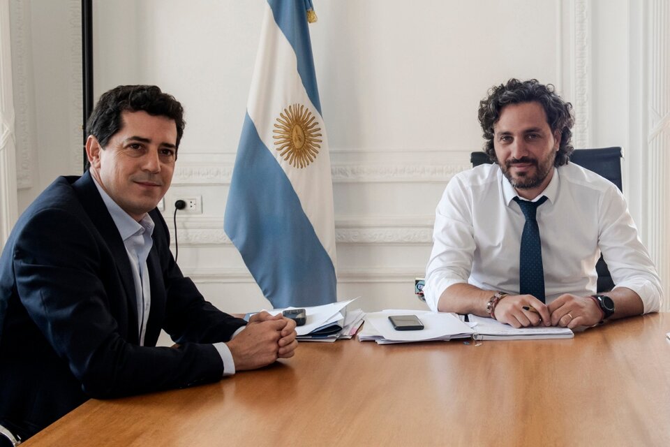 Cafiero y De Pedro firman un convenio sobre pasos fronterizos y conectividad (Fuente: NA)