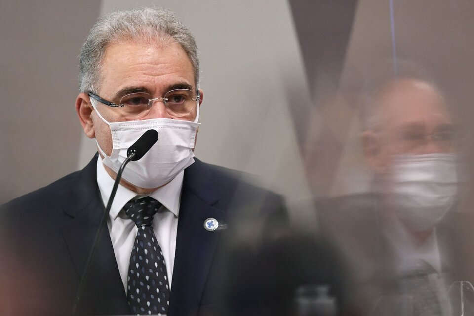 Marcelo Queiroga, ministro de Salud brasileño (Fuente: AFP)