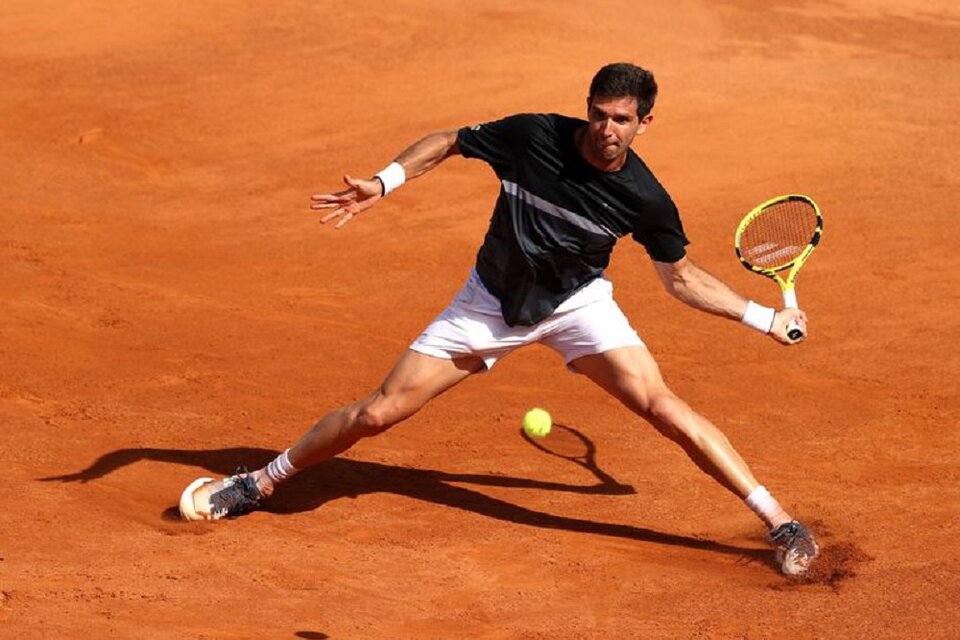 Federico Delbonis está regresando a su mejor versión en el circuito (Fuente: AFP)