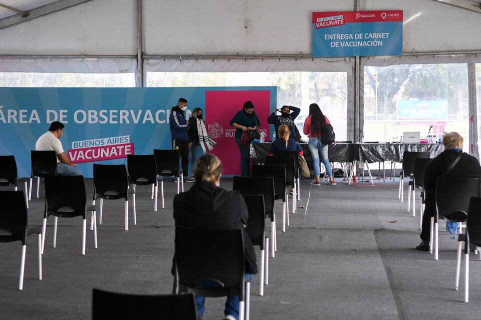 "Un éxito que nos transmite tranquilidad", valoró Nicolás Kreplak, viceministro de Salud bonaerense (Fuente: Télam)