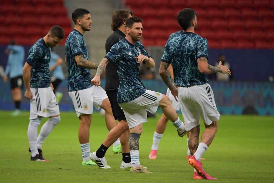 Messi y Cía sólo hicieron labores regenerativas (Fuente: AFP)