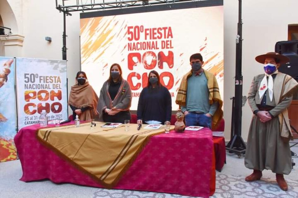La presentación de la edición virtual de la Fiesta del Poncho.  (Fuente: Gobierno de Catamarca)