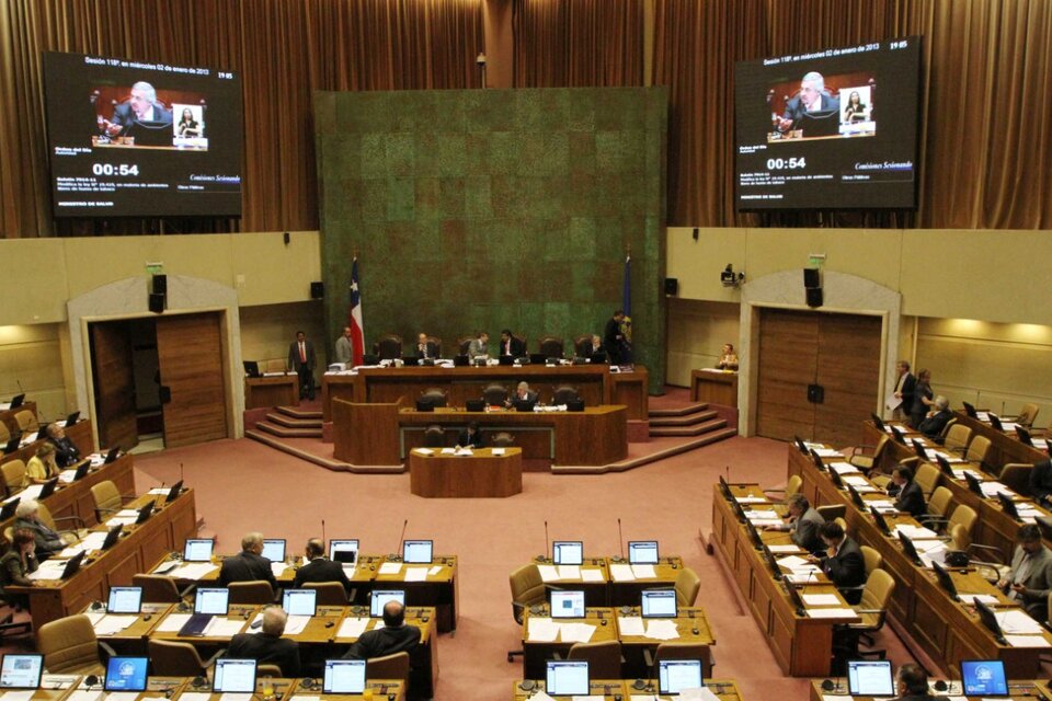 La Cámara de Diputados de Chile, donde se debatiría la iniciativa. 