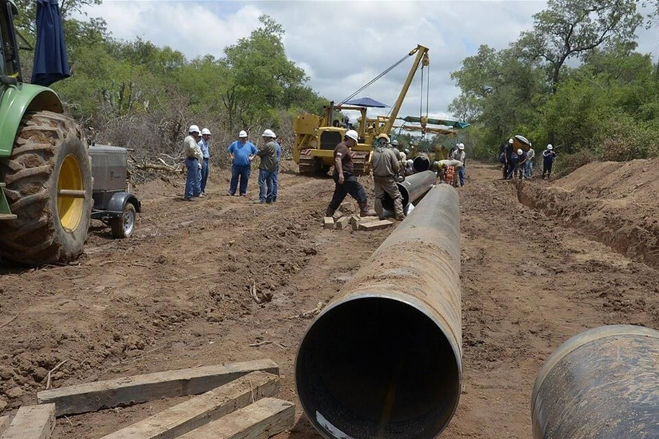 La obra llevará gas natural a millones de personas en Santa Fé, Chaco, Formosa y Salta.