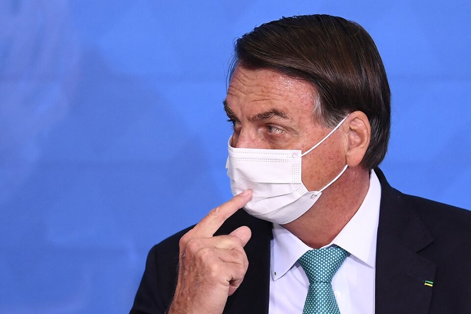 Senadores le piden a la Corte Suprema de Brasil que investigue a Bolsonaro por el "vacunagate" (Fuente: AFP)