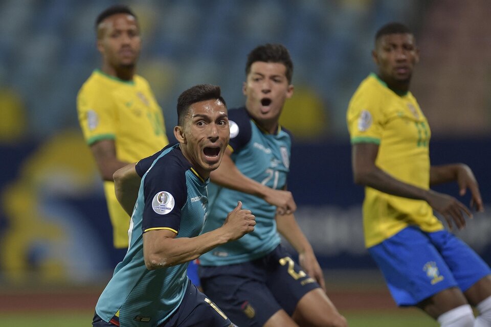 Ecuador dio un símil batacazo y le empató a Brasil (Fuente: NA)