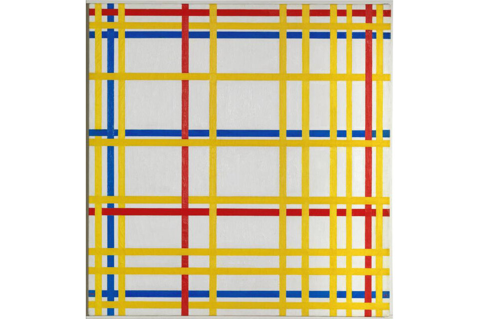 "Composiciones" de Piet Mondrian