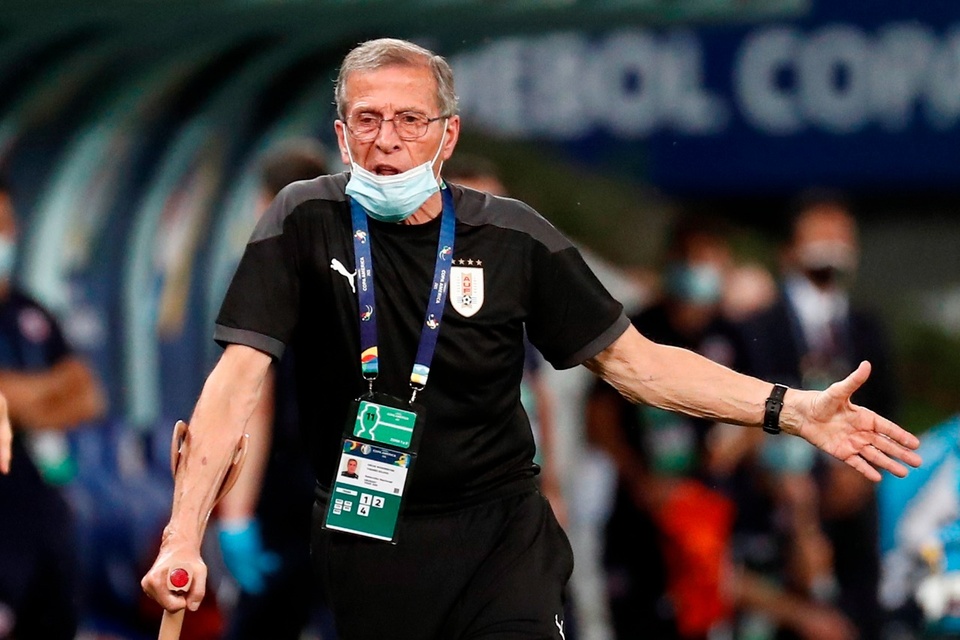 El técnico uruguayo Oscar Tabárez (Fuente: EFE)