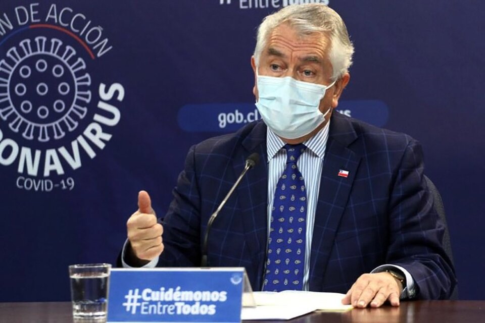 Enrique Paris, ministrode Salud de Chile. (Fuente: Télam)