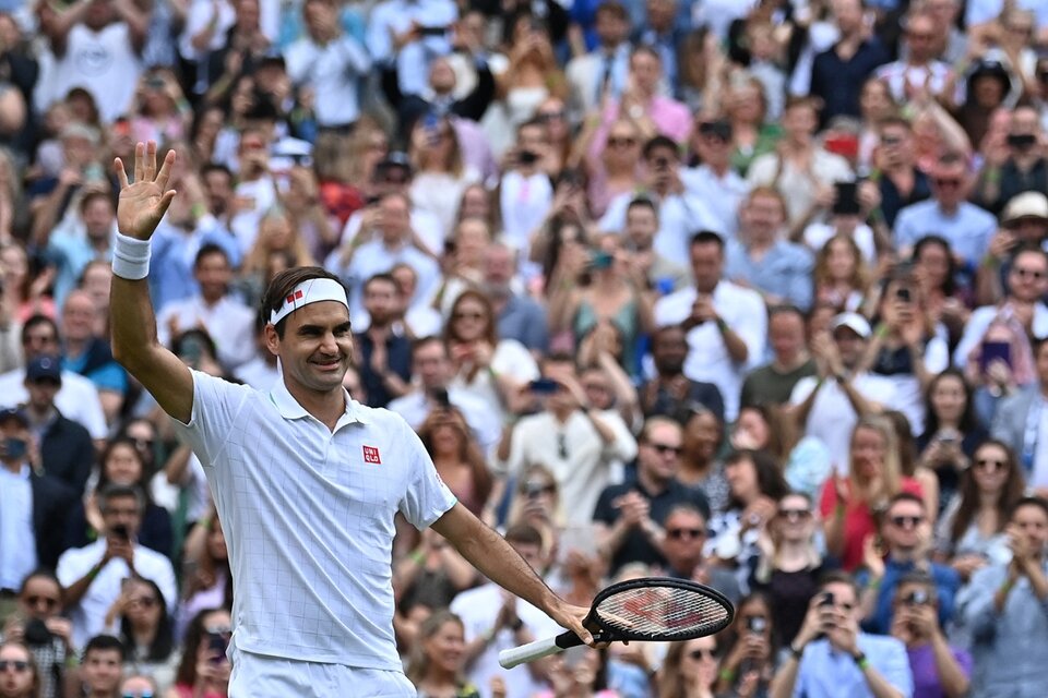 Federer volvió a la segunda semana de Wimbledon a los 39 años (Fuente: AFP)