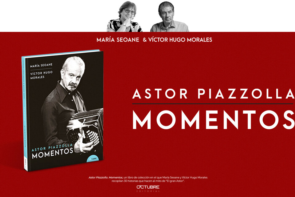 María Seoane & Víctor Hugo Morales: presentación virtual del libro "Momentos" de Astor Piazzolla