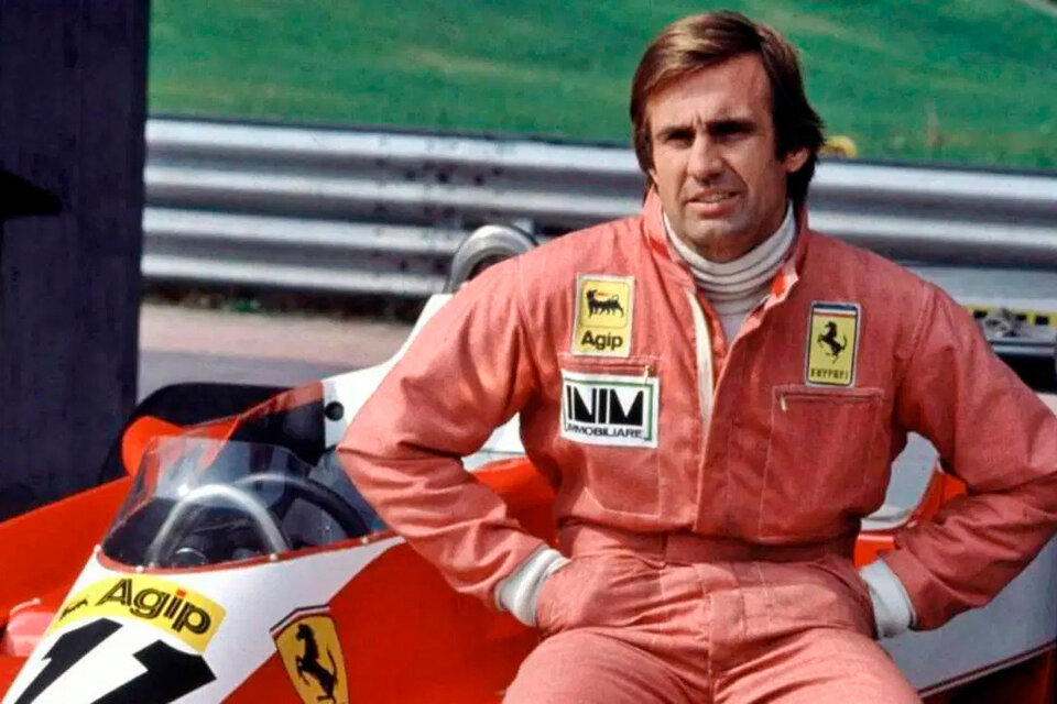 Carlos Reutemann, en su etapa en Ferrari.