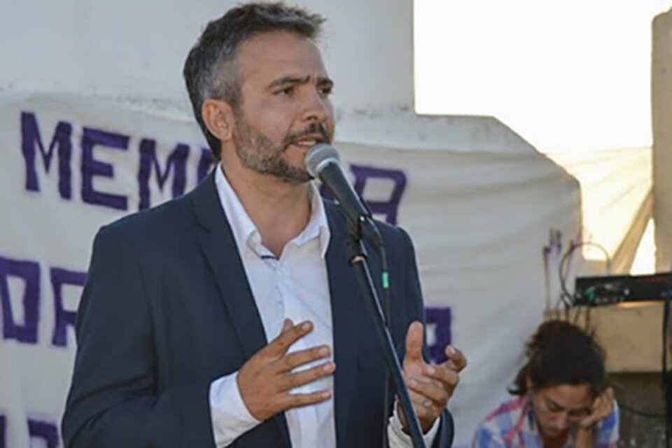 El subsecretario de Derechos Humanos bonaerense, Matías Moreno, hijo de Carlos Alberto Moreno.