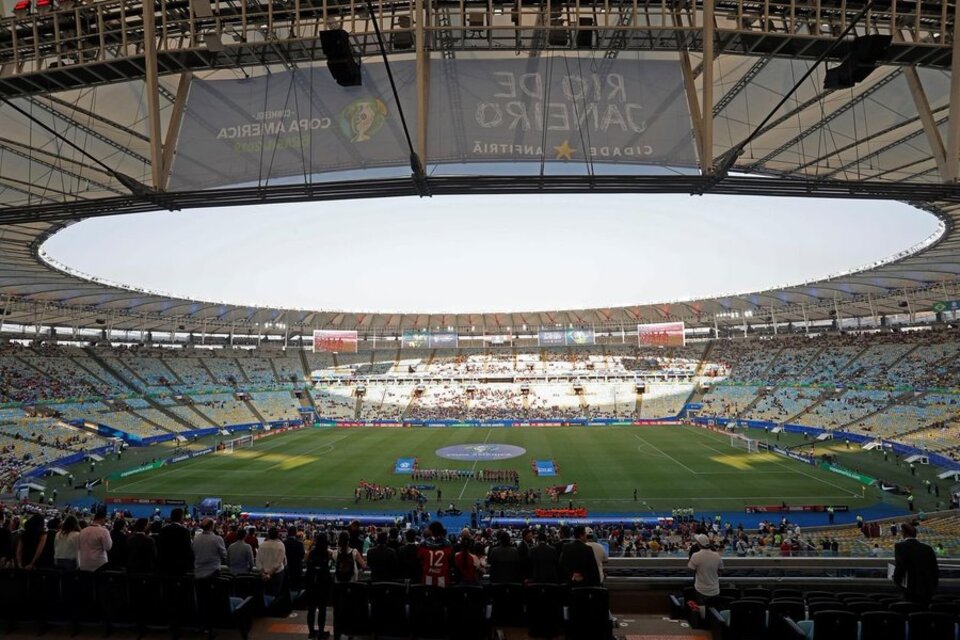 El Maracaná tendrá 4 mil personas en las gradas en la final Brasil-Argentina (Fuente: AFP)