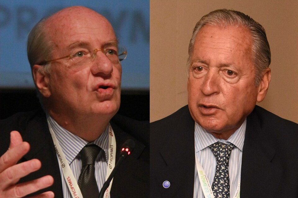 Paolo Rocca y Daniel Funes de Rioja, lanzados al rol de oposición. 