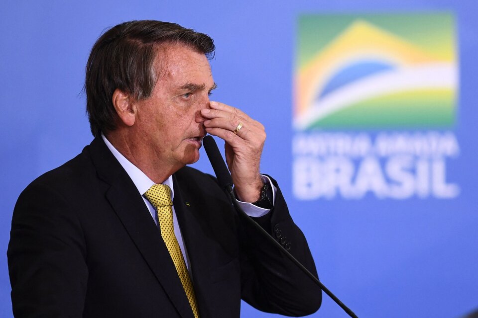 Jair Bolsonaro no ahorró epítetos para referirse a la investigación. (Fuente: AFP)