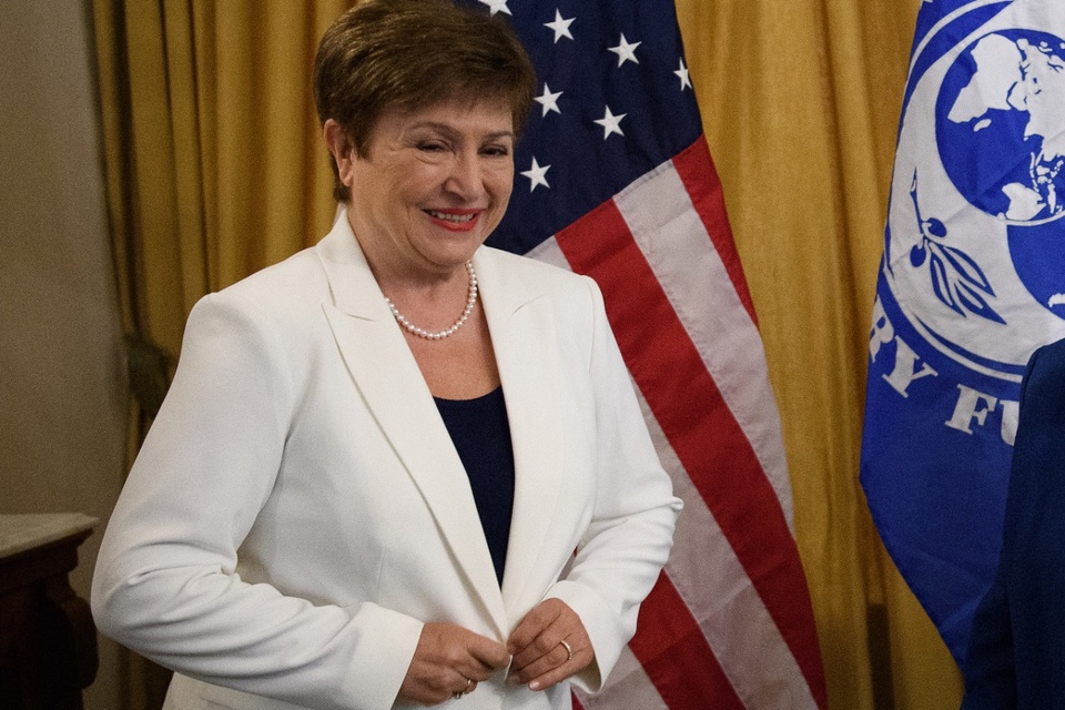 Kristalina Georgieva, titular del FMI (Fuente: AFP)