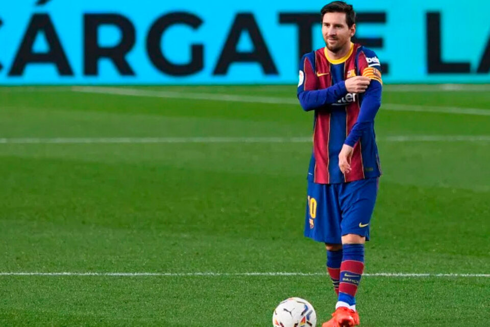 Lionel Messi estará de vacaciones hasta que se resuelva su nuevo contrato con el Barcelona (Fuente: AFP)