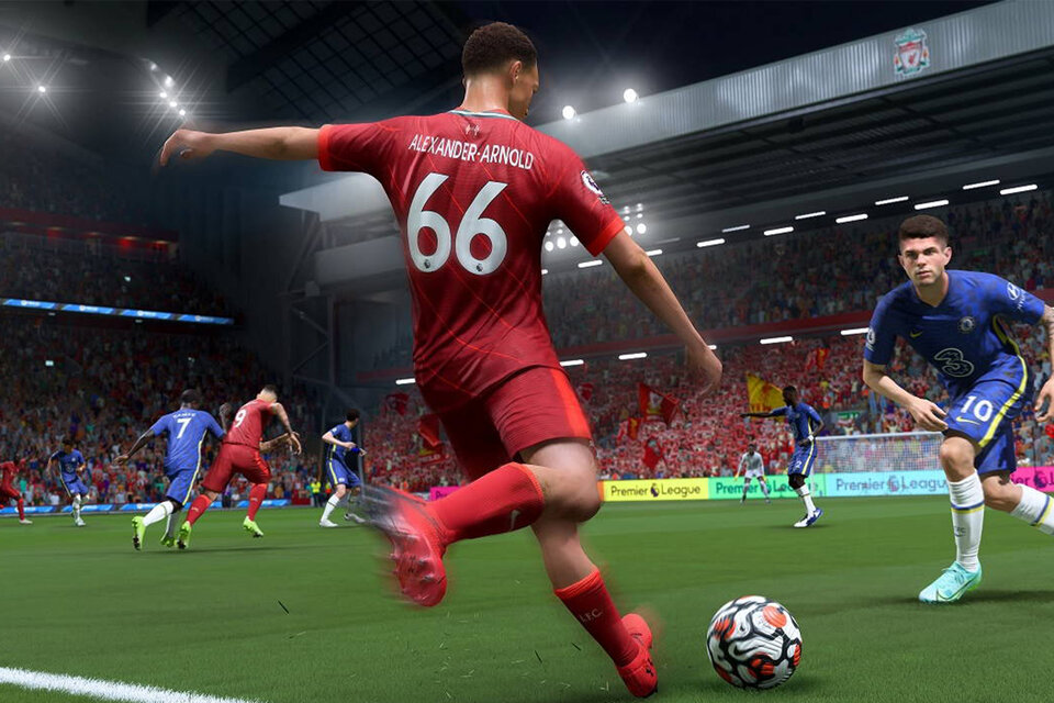 La entrega  2022 de la saga de EA Sports llegará el 1/10, con licencias de las copas europeas y sudamericanas de clubes. (Fuente: FIFA 22 | Prensa)