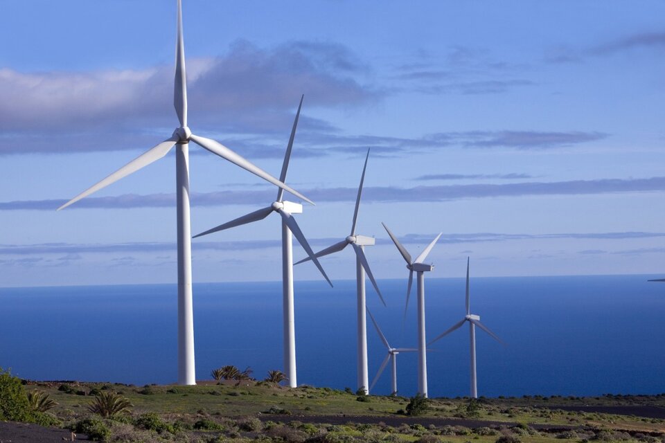 El 92,59 por ciento del aporte renovable se debió a tecnología eólica.