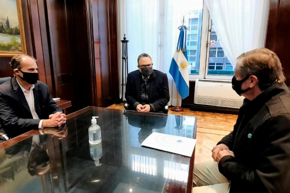El ministro Matías Kulfas recibió a las nuevas autoridades de Coninagro.