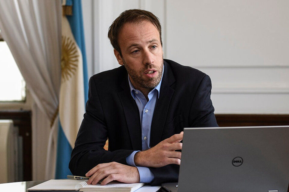 El ministro de Hacienda y Finanzas bonaerense, Pablo López. (Fuente: Télam)