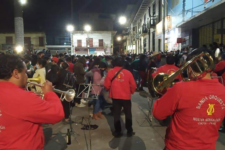 Perú: celebran en Chota el ascenso de Pedro Castillo