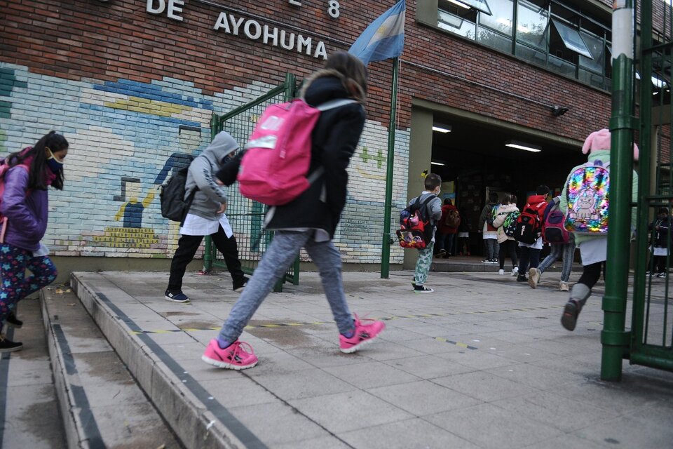 El gobierno porteño anunció que las clases serán todas presenciales. (Fuente: Guadalupe Lombardo)