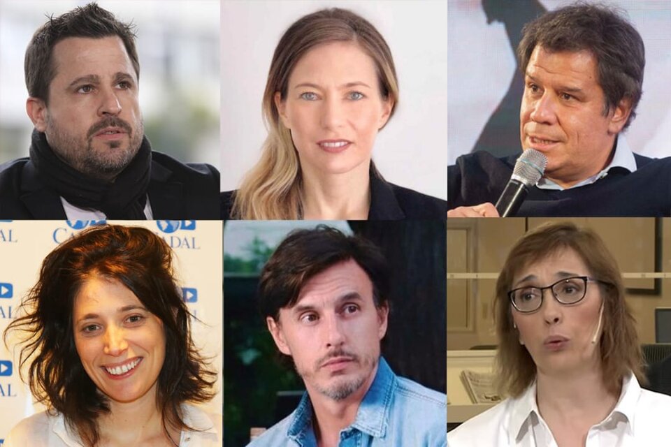 Martín Tetaz, Carolina Castro, Facundo Manes, Sabrina Ajmechet, Roberto García Moritán, Sandra Pitta. 