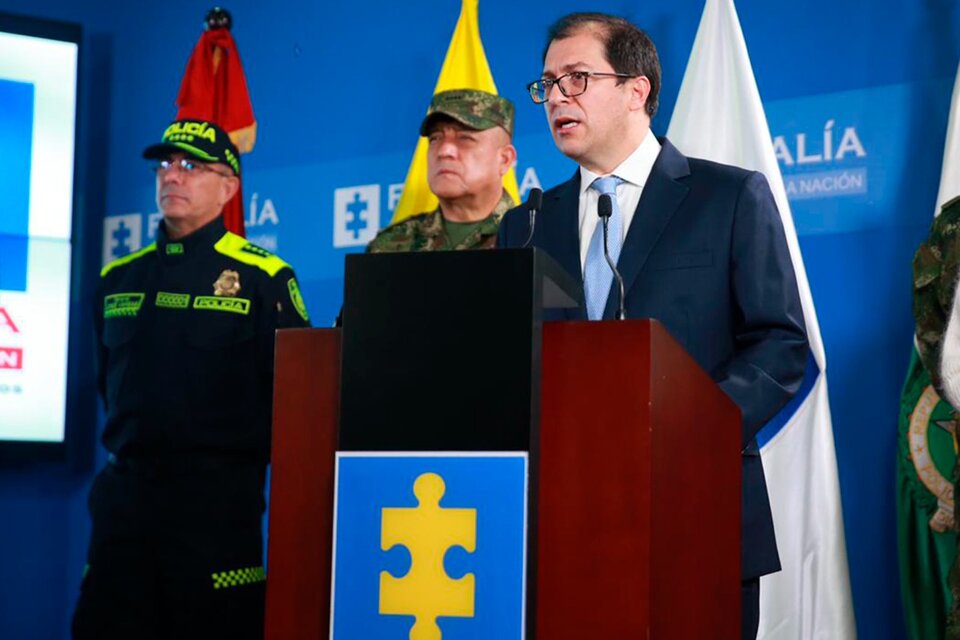 El fiscal general de Colombia, Francisco Barbosa.  (Fuente: EFE)