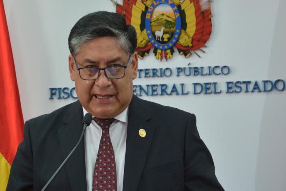 El Fiscal General de Bolivia, Juan Lanchipa.