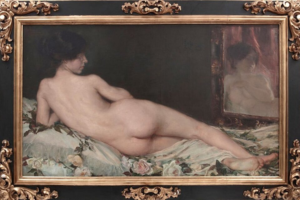 Aurelia Navarro, la artista a la que encerraron por pintar un desnudo.