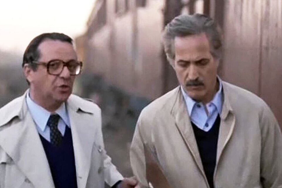 Julio de Grazia y Federico Luppi en una escena de "Tiempo de revancha".