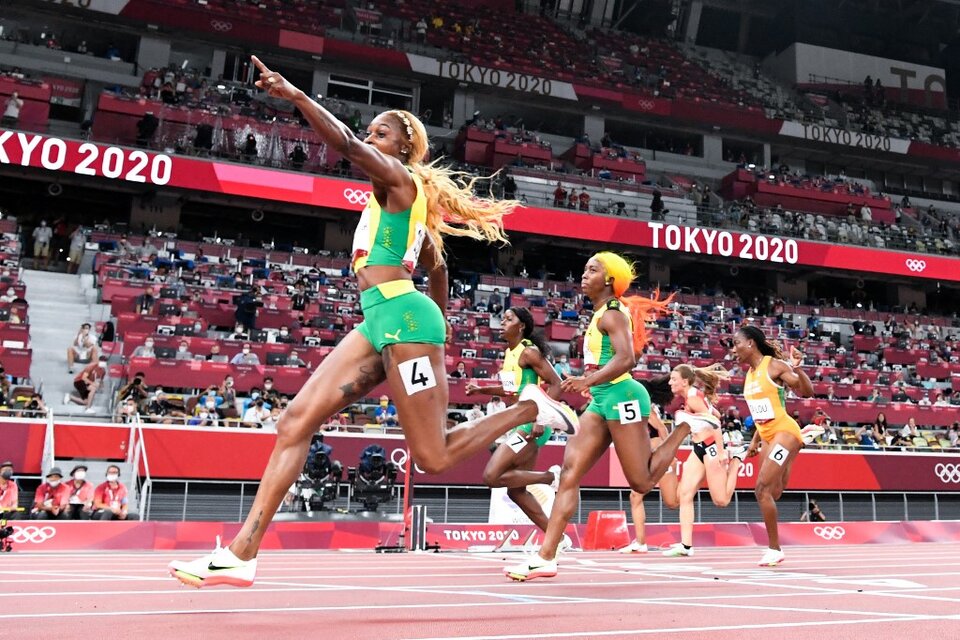 Juegos Olímpicos: las jamaiquinas reinaron en los 100 metros (Fuente: AFP)